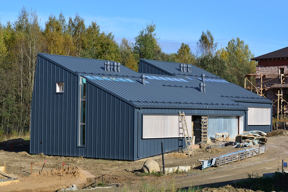 Фальцевая кровля Ruukki в Кавголово