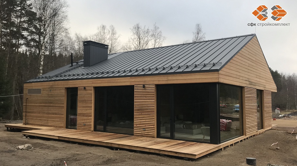 пос. Кортела (Республика Карелия) фальцевая кровля Ruukki Classic