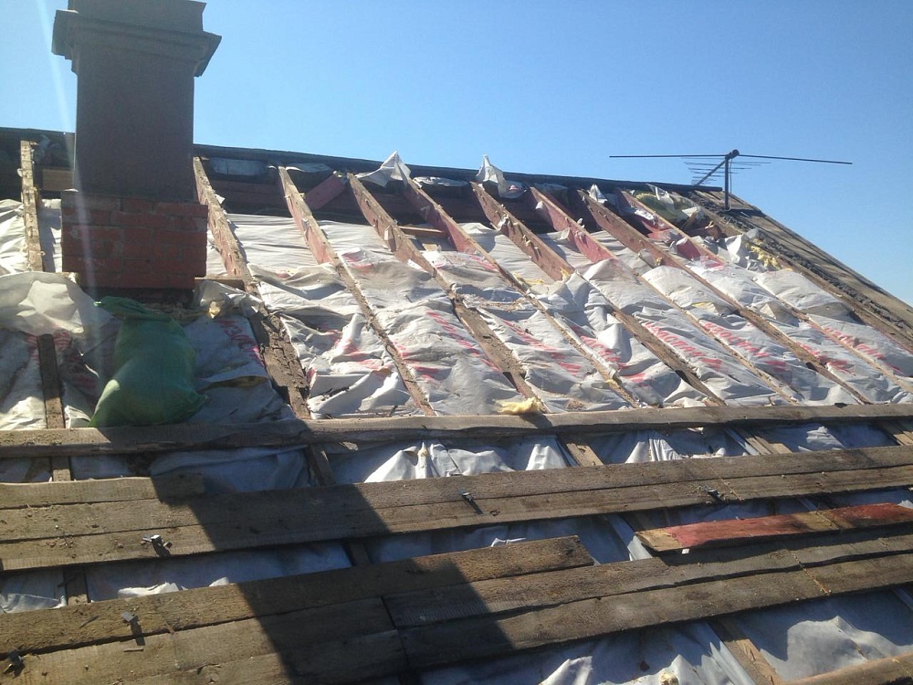 Модульная металлочерепица Ruukki Frigge на объекте в Мистолово